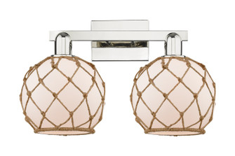Arcadia Two Light Bath Vanity in Polished Nickel (405|7162WPNG1218RB)