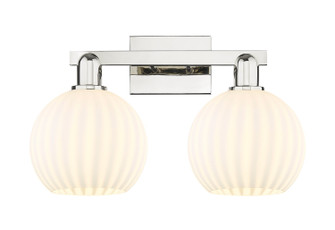 Arcadia Two Light Bath Vanity in Polished Nickel (405|7162WPNG12178WV)