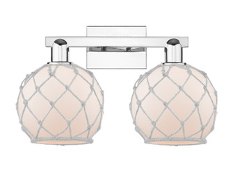Arcadia Two Light Bath Vanity in Polished Chrome (405|7162WPCG1218RW)