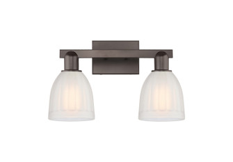 Arcadia Two Light Bath Vanity in Oil Rubbed Bronze (405|7162WOBG441)