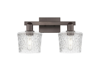 Arcadia Two Light Bath Vanity in Oil Rubbed Bronze (405|7162WOBG402)