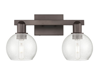 Arcadia Two Light Bath Vanity in Oil Rubbed Bronze (405|7162WOBG1246)