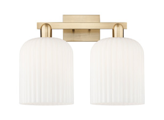 Arcadia Two Light Bath Vanity in Champagne Bronze (405|7162WCBG5598GWH)