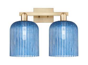 Arcadia Two Light Bath Vanity in Champagne Bronze (405|7162WCBG5598BL)