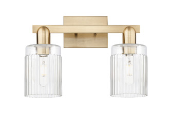 Arcadia Two Light Bath Vanity in Champagne Bronze (405|7162WCBG342)