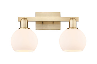 Arcadia Two Light Bath Vanity in Champagne Bronze (405|7162WCBG1216)