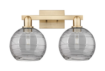 Arcadia Two Light Bath Vanity in Champagne Bronze (405|7162WCBG12138SM)