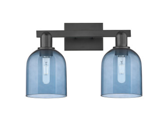 Arcadia Two Light Bath Vanity in Matte Black (405|7162WBKG5586BL)