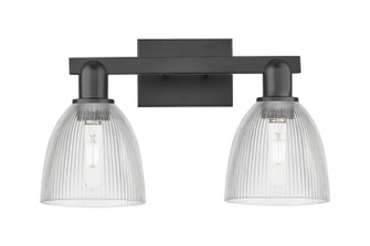 Arcadia Two Light Bath Vanity in Matte Black (405|7162WBKG382)