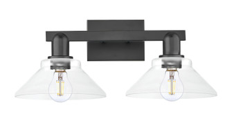 Arcadia Two Light Bath Vanity in Matte Black (405|7162WBKG132)