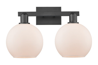 Arcadia Two Light Bath Vanity in Matte Black (405|7162WBKG1218)