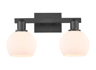 Arcadia Two Light Bath Vanity in Matte Black (405|7162WBKG1216)