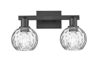 Arcadia Two Light Bath Vanity in Matte Black (405|7162WBKG12156)