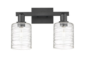 Arcadia Two Light Bath Vanity in Matte Black (405|7162WBKG1113)