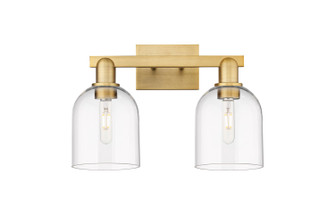 Arcadia Two Light Bath Vanity in Brushed Brass (405|7162WBBG5586CL)