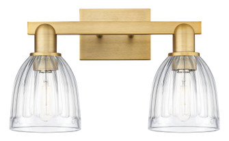 Arcadia Two Light Bath Vanity in Brushed Brass (405|7162WBBG442)