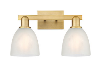 Arcadia Two Light Bath Vanity in Brushed Brass (405|7162WBBG381)