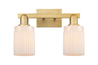 Arcadia Two Light Bath Vanity in Brushed Brass (405|7162WBBG341)