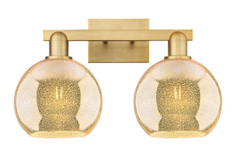 Arcadia Two Light Bath Vanity in Brushed Brass (405|7162WBBG1228)