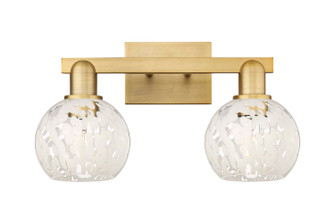 Arcadia Two Light Bath Vanity in Brushed Brass (405|7162WBBG1216)