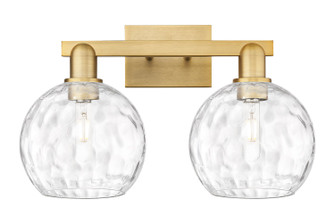 Arcadia Two Light Bath Vanity in Brushed Brass (405|7162WBBG12158)