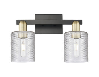 Arcadia Two Light Bath Vanity in Black Antique Brass (405|7162WBABG112)