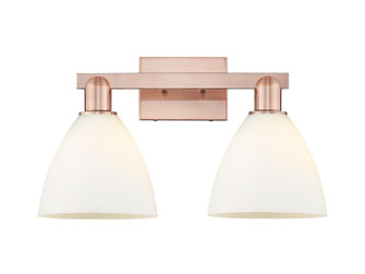 Arcadia Two Light Bath Vanity in Antique Copper (405|7162WACGBD751)