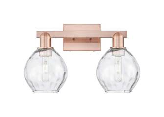 Arcadia Two Light Bath Vanity in Antique Copper (405|7162WACG362)