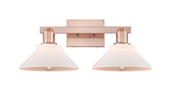 Arcadia Two Light Bath Vanity in Antique Copper (405|7162WACG131)