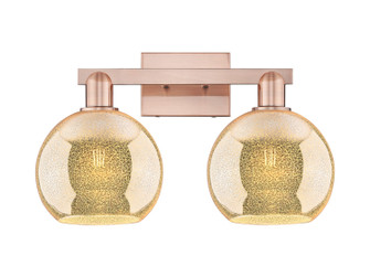 Arcadia Two Light Bath Vanity in Antique Copper (405|7162WACG1288)