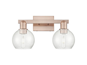 Arcadia Two Light Bath Vanity in Antique Copper (405|7162WACG1246)