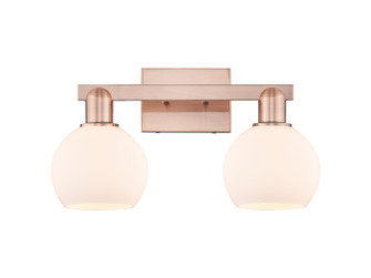 Arcadia Two Light Bath Vanity in Antique Copper (405|7162WACG1216)