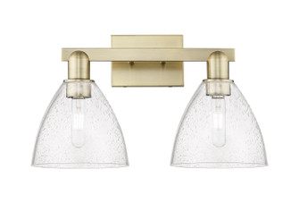 Arcadia Two Light Bath Vanity in Antique Brass (405|7162WABGBD754)