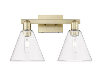 Arcadia Two Light Bath Vanity in Antique Brass (405|7162WABGBC82)