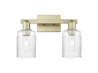 Arcadia Two Light Bath Vanity in Antique Brass (405|7162WABG342)