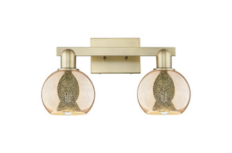 Arcadia Two Light Bath Vanity in Antique Brass (405|7162WABG1286)