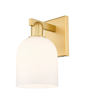 Arcadia One Light Wall Sconce in Satin Gold (405|7161WSGG5586GWH)