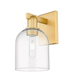 Arcadia One Light Wall Sconce in Satin Gold (405|7161WSGG5586CL)