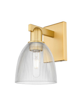 Arcadia One Light Wall Sconce in Satin Gold (405|7161WSGG382)