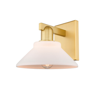 Arcadia One Light Wall Sconce in Satin Gold (405|7161WSGG131)