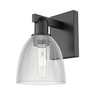 Arcadia One Light Wall Sconce in Matte Black (405|7161WBKG382)
