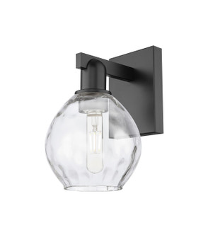 Arcadia One Light Wall Sconce in Matte Black (405|7161WBKG362)