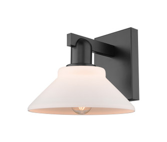 Arcadia One Light Wall Sconce in Matte Black (405|7161WBKG131)