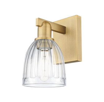 Arcadia One Light Wall Sconce in Brushed Brass (405|7161WBBG442)