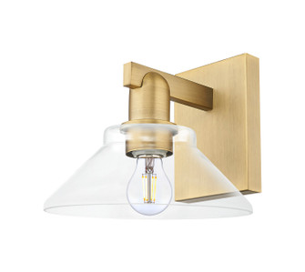 Arcadia One Light Wall Sconce in Brushed Brass (405|7161WBBG132)