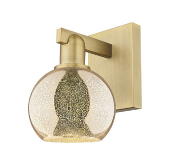 Arcadia One Light Wall Sconce in Brushed Brass (405|7161WBBG1286)
