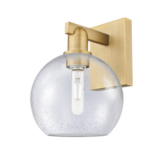 Arcadia One Light Wall Sconce in Brushed Brass (405|7161WBBG1248)