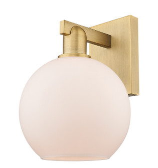 Arcadia One Light Wall Sconce in Brushed Brass (405|7161WBBG1218)