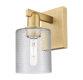 Arcadia One Light Wall Sconce in Brushed Brass (405|7161WBBG112)