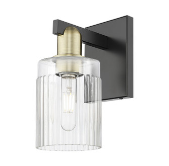 Arcadia One Light Wall Sconce in Black Antique Brass (405|7161WBABG342)